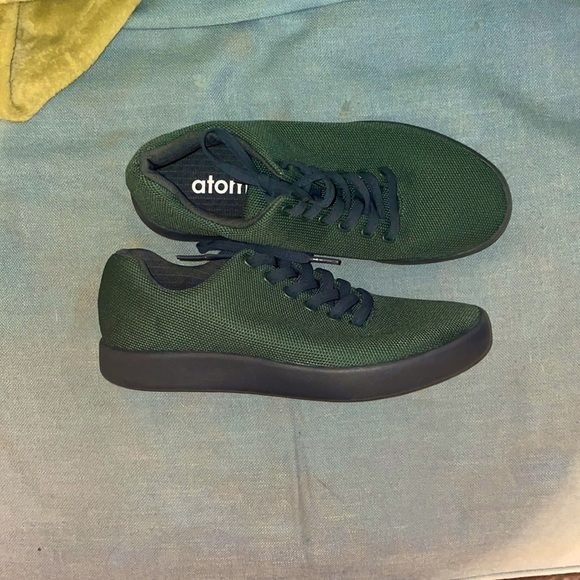 Atoms running shoes model 000 green athletic sneakers - Picture 14 of 15